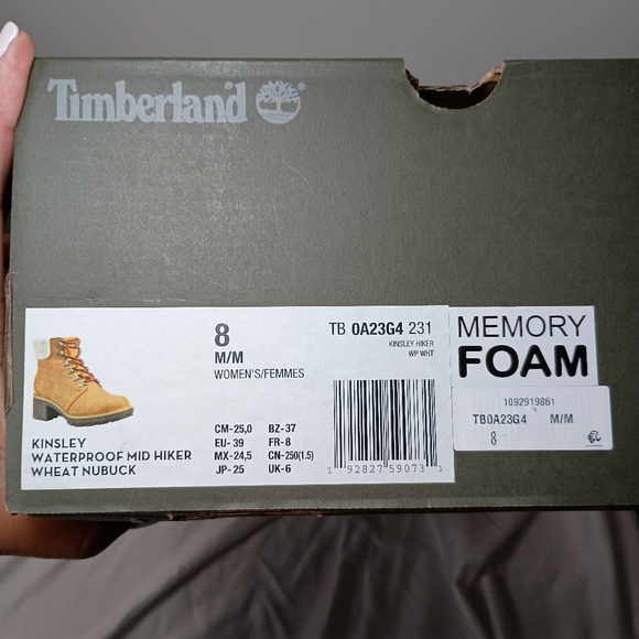 🩷 Timberland Women's Waterproof Mid Hiker Size 8M - Picture 10 of 10